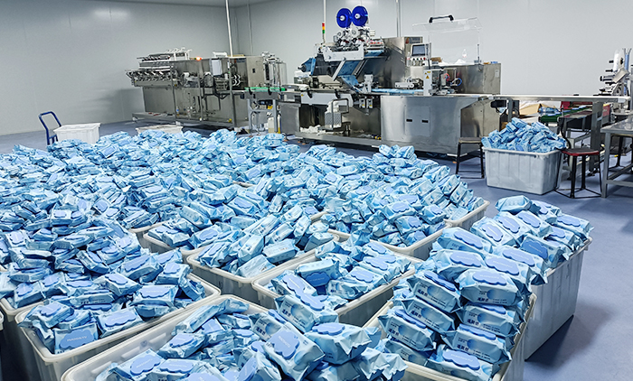 河南鶴壁 6道全自動(dòng)濕紙巾設(shè)備