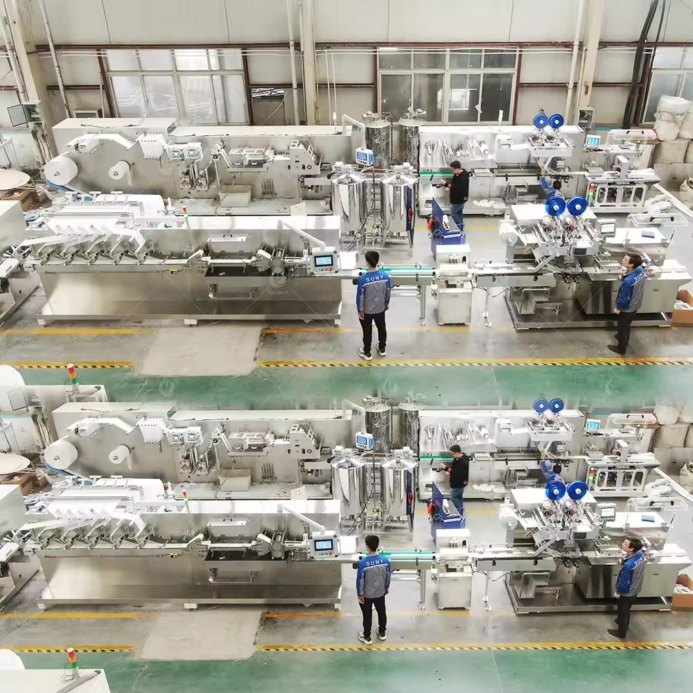 6道全自動濕巾機