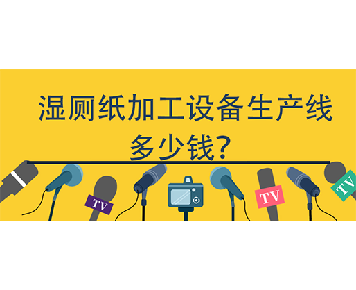 濕廁紙加工設(shè)備生產(chǎn)線多少錢？